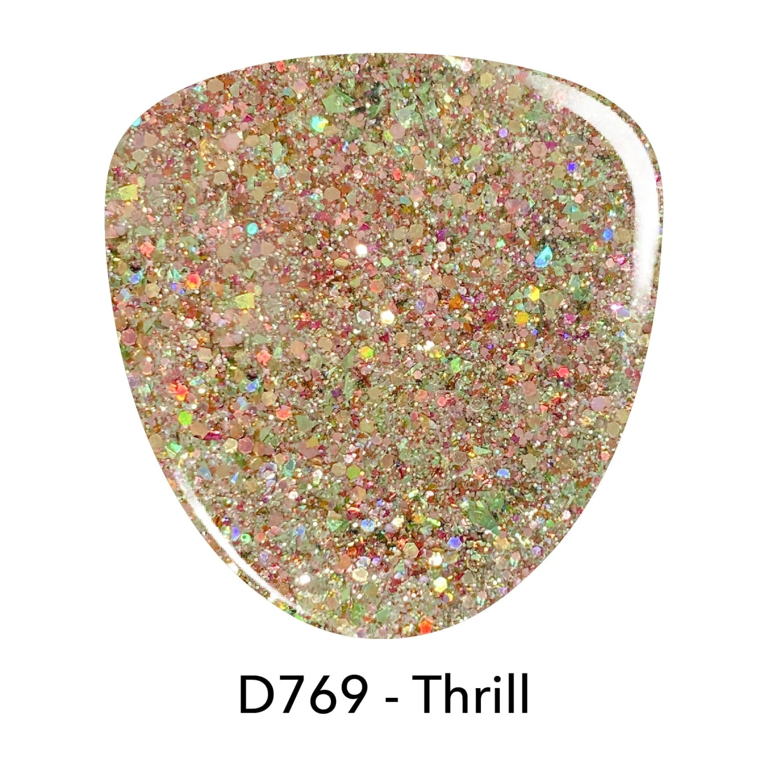 D769 Thrill Green Glitter Dip Powder 4 D769 Thrill Green Glitter Dip Powder - Image 2