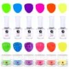 80’s Icons | Neon Dip Powder And Gel Polish Set Bundle -Revel Nail Shop combo sets 80 s icons neon dip powder and gel polish set bundle 35554302263494