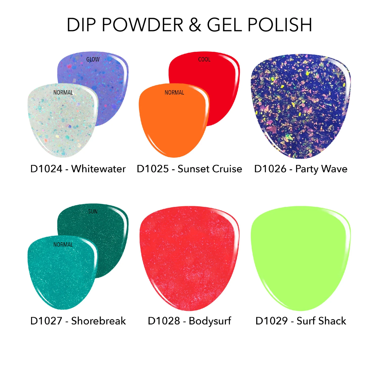 Baja Paradise Dip Powder + Gel Polish + Nail Polish Collection 4 Baja Paradise Dip Powder + Gel Polish + Nail Polish Collection - Image 2