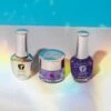 D872 Aurora Polaris Blue Flake Polish + Dip Powder Set -Revel Nail Shop combo sets d872 aurora polaris blue flake polish dip powder set 35895699439814