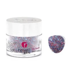 D553 Independence Multi Glitter Dip Powder