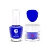 D394 Bombshell Blue Crème Nail Polish + Dip Powder Set -Revel Nail Shop dip powder and nail polish set lacquer polish dip set d394 bombshell 34255154020550