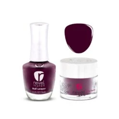 D547 Elderberry Purple Crème Nail Polish + Dip Powder Set