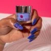 D1026 Party Wave Blue Flake Dip Powder -Revel Nail Shop dip powder d1026 party wave blue flake dip powder 36392674033862