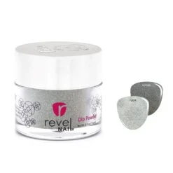 D1089 Diamond Jubilee Silver Glitter Dip Powder