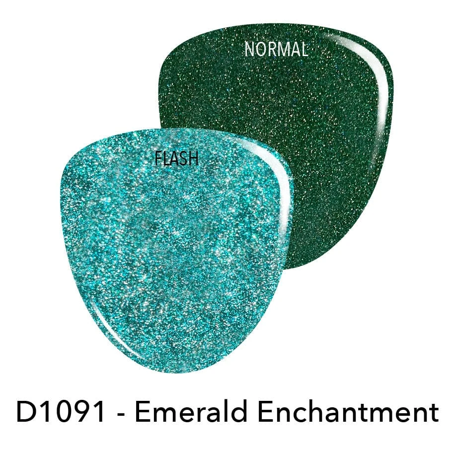 D1091 Emerald Enchantment Green Glitter Dip Powder 4 D1091 Emerald Enchantment Green Glitter Dip Powder - Image 2