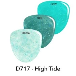 D717 High Tide Teal Flake Dip Powder -Revel Nail Shop dip powder d717 high tide teal flake dip powder 35808367771846