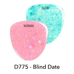 D775 Blind Date Pink Gliter Dip Powder -Revel Nail Shop dip powder d775 blind date pink gliter dip powder 36164616782022