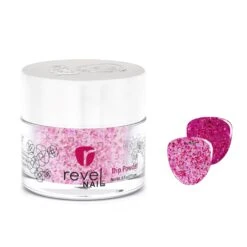 D776 First Kiss Pink Flake Dip Powder