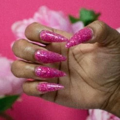 D776 First Kiss Pink Flake Dip Powder -Revel Nail Shop dip powder d776 first kiss pink flake dip powder 36180231487686