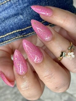 D820 Awesome Blossom Pink Flake Dip Powder -Revel Nail Shop dip powder d820 awesome blossom 35699137544390