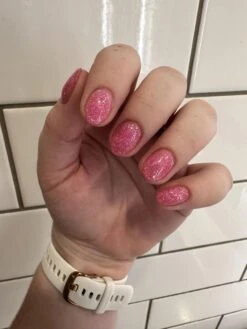 D820 Awesome Blossom Pink Flake Dip Powder -Revel Nail Shop dip powder d820 awesome blossom 35699137577158