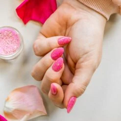 D820 Awesome Blossom Pink Flake Dip Powder -Revel Nail Shop dip powder d820 awesome blossom 35703727849670