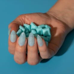 D862 Air Head Blue Flake Dip Powder -Revel Nail Shop dip powder d862 air head blue flake dip powder 35449726042310