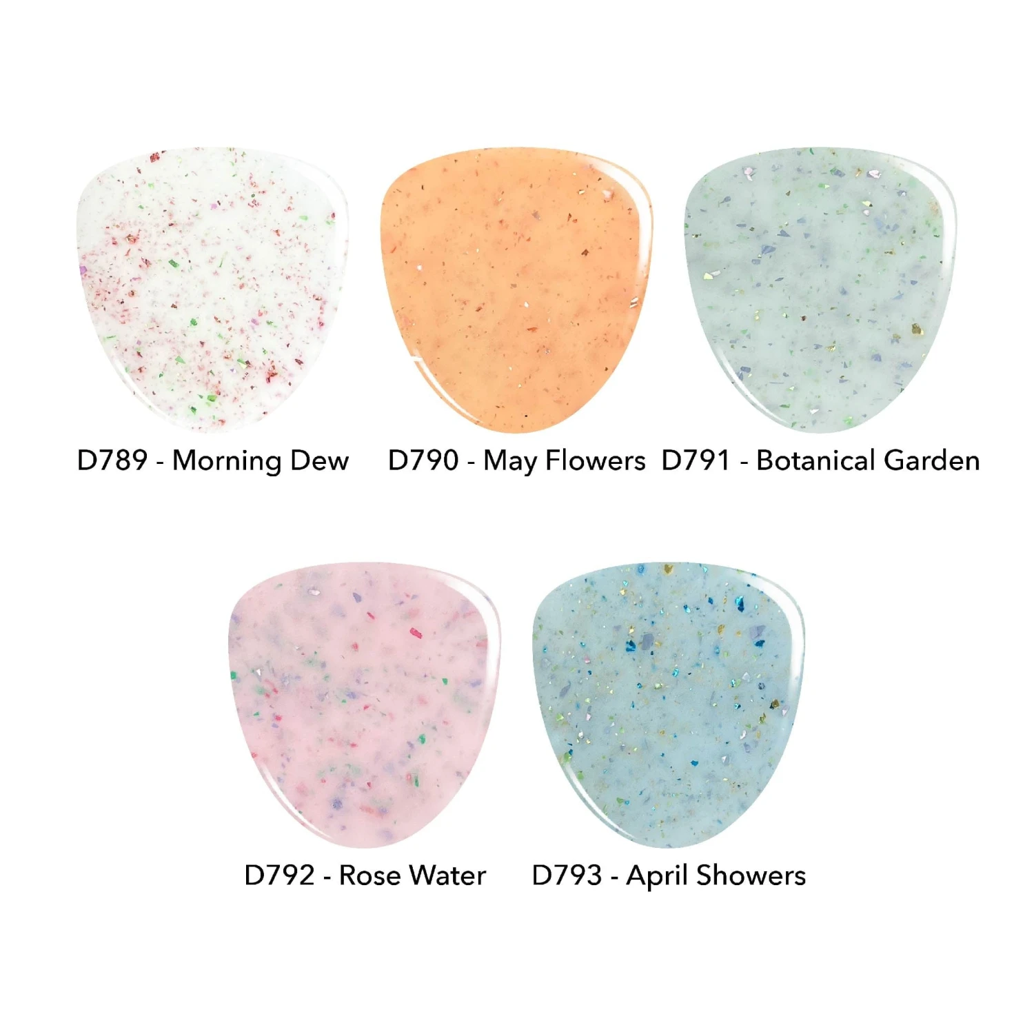 Spring Fever | Pastel Speckled Flake Gel Polish Set 4 Spring Fever | Pastel Speckled Flake Gel Polish Set - Image 2