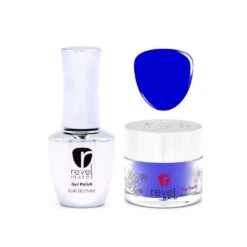D394 Bombshell Blue Crème Gel Polish + Dip Powder Set