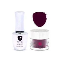 D547 Elderberry Purple Crème Gel Polish + Dip Powder Set