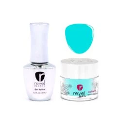D548 Tiff Blue Crème Gel Polish + Dip Powder Set