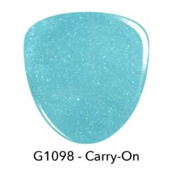 Revel Nail Shop -Revel Nail Shop gel polish g1098 carry on blue shimmer gel polish 36263235682502