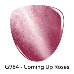 G984 Coming Up Roses Pink 3D Cat Eye Magnetic Gel Polish -Revel Nail Shop gel polish g984 coming up roses pink magnetic gel polish 35799317708998