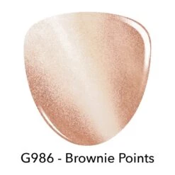 G986 Brownie Points Gold 3D Cat Eye Magnetic Gel Polish -Revel Nail Shop gel polish g986 brownie points gold magnetic gel polish 35799328358598
