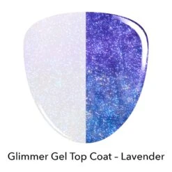 Lavender Purple Glimmer Gel Top Coat 6 Lavender Purple Glimmer Gel Top Coat -Revel Nail Shop gel polish lavender purple glimmer gel top coat 35584230981830