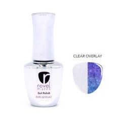 Lavender Purple Glimmer Gel Top Coat