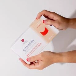 Red French Nail Tips | Nail Extensions -Revel Nail Shop nail extensions red french nail tips nail extensions 36009925181638