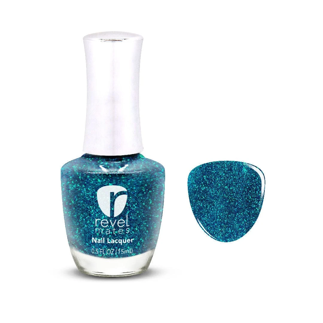 P660 Maverick Blue Glitter Nail Polish 3 P660 Maverick Blue Glitter Nail Polish