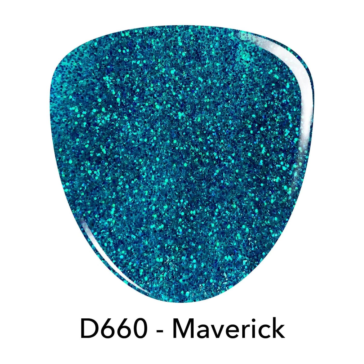 P660 Maverick Blue Glitter Nail Polish 4 P660 Maverick Blue Glitter Nail Polish - Image 2