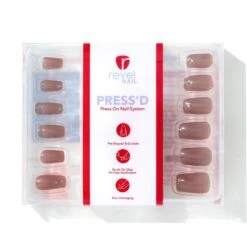 A Girl's Best Friend | Gloss Medium Square Press-On Nails -Revel Nail Shop press ons a girl s best friend gloss medium square press on nails 35340525371590