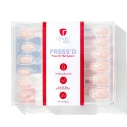 Burning Desire | Gloss Medium Coffin Press-On Nails -Revel Nail Shop press ons burning desire gloss medium coffin press on nails 35340531794118