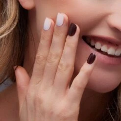 Cafe Au Lait | Gloss Short Square Press-On Nails