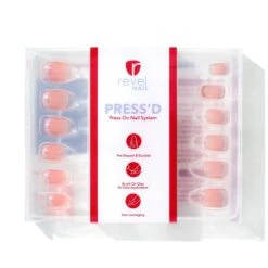 French Kiss | Gloss Short Square Press-On Nails -Revel Nail Shop press ons french kiss gloss short square press on nails 35340568330438