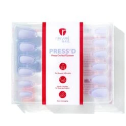 Lavender Cloud | Matte Medium Coffin Press-On Nails -Revel Nail Shop press ons lavender cloud matte medium coffin press on nails 35340593201350