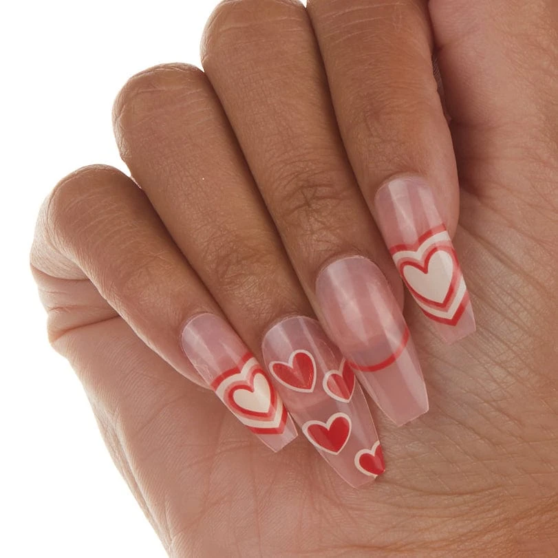 Love Radar | Gloss Extra Long Coffin Press-On Nails 3 Love Radar | Gloss Extra Long Coffin Press-On Nails