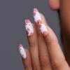Strawberry Milk | Matte Medium Coffin Press-On Nails -Revel Nail Shop press ons strawberry milk matte medium coffin press on nails 35442018713798