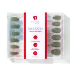 Thyme After Thyme | Gloss Medium Coffin Press-On Nails -Revel Nail Shop press ons thyme after thyme gloss medium coffin press on nails 35340820381894