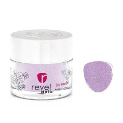 D117 Enchanted Purple Shimmer Dip Powder