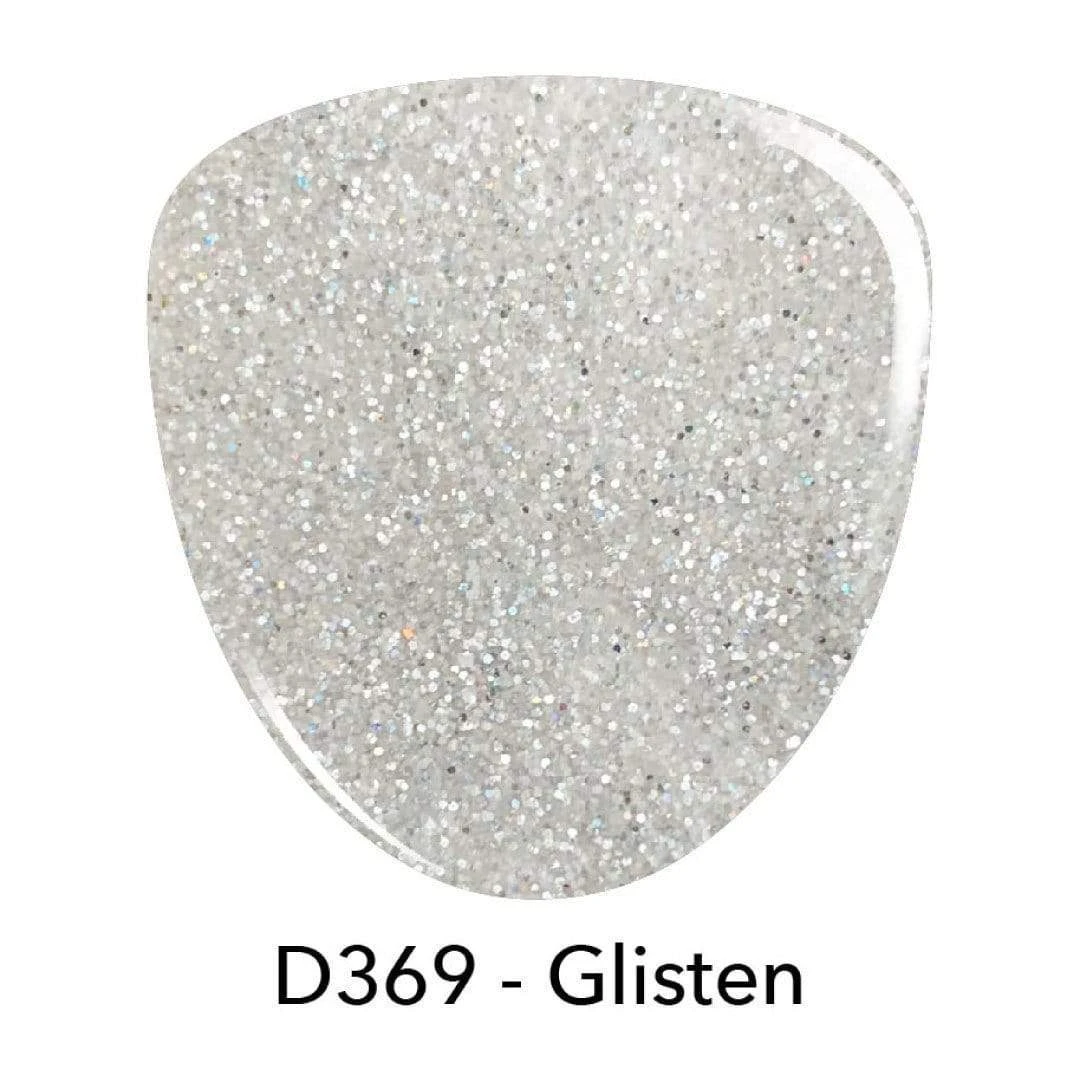 D369 Glisten Silver Glitter Dip Powder 4 D369 Glisten Silver Glitter Dip Powder - Image 2