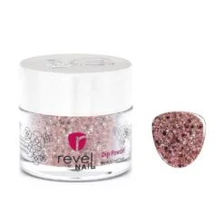 D483 Pillowtalk Pink Glitter Dip Powder