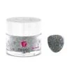 D485 Sparrow Gray Glitter Dip Powder -Revel Nail Shop revel nail dip powder d485 sparrow 32461903397062