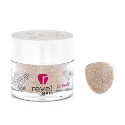 D486 Cherish Gold Glitter Dip Powder