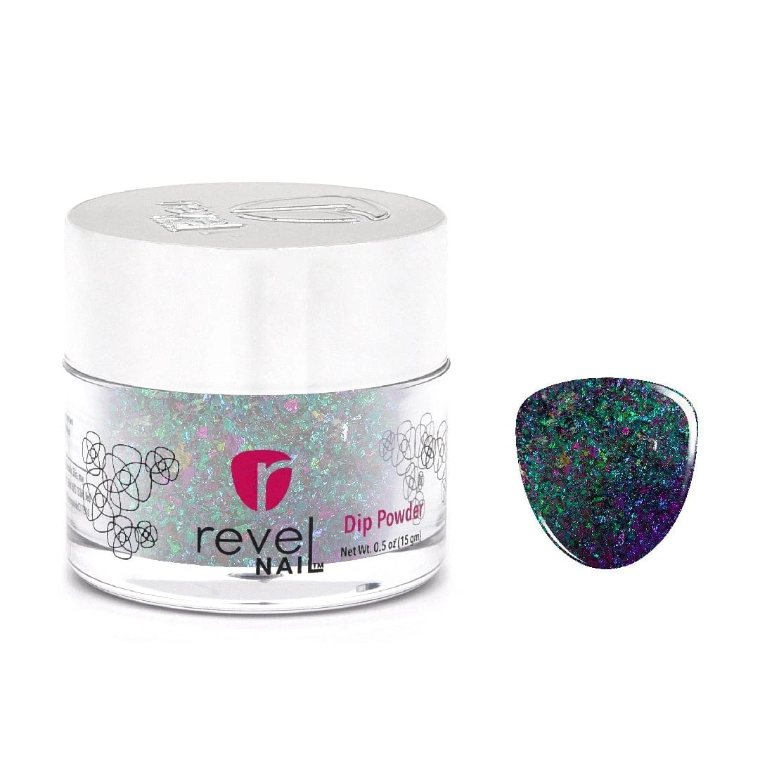 D614 Dreamscape Purple Flake Dip Powder 3 D614 Dreamscape Purple Flake Dip Powder