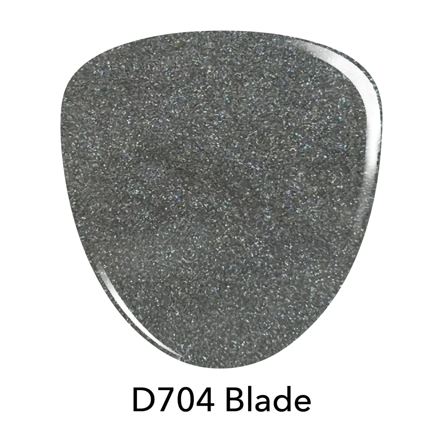 D704 Blade Gray Shimmer Dip Powder 4 D704 Blade Gray Shimmer Dip Powder - Image 2