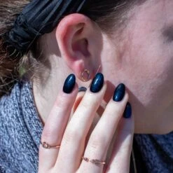 D729 Regatta Blue Glitter Dip Powder -Revel Nail Shop revel nail dip powder d729 regatta 33603228532934