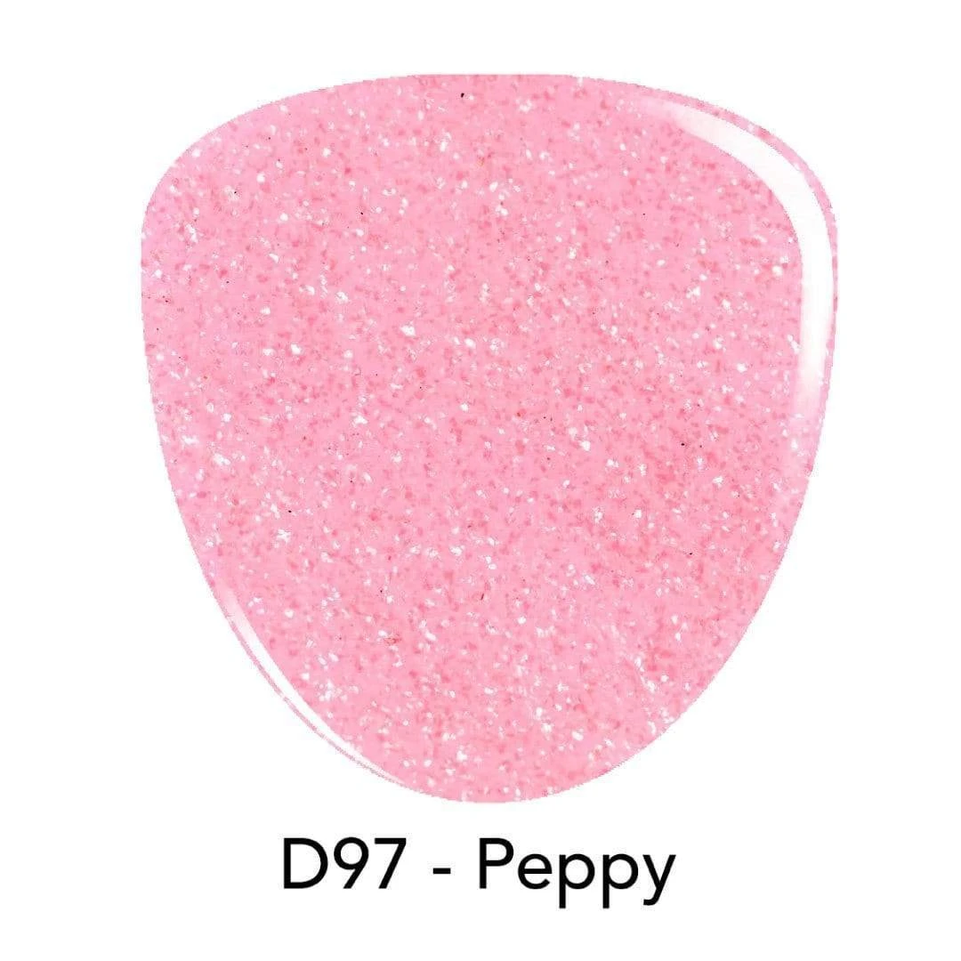 D97 Peppy Pink Glitter Dip Powder 4 D97 Peppy Pink Glitter Dip Powder - Image 2