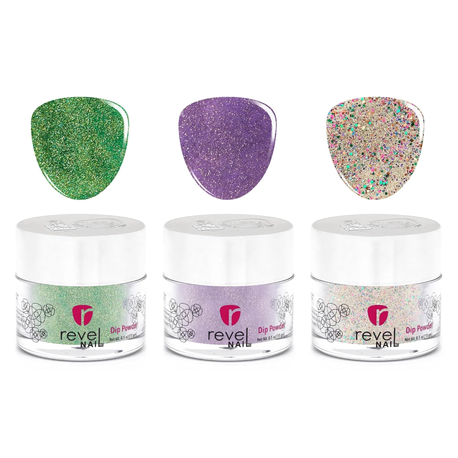 Mani Gras Dip Powder Set 4 Mani Gras Dip Powder Set - Image 2