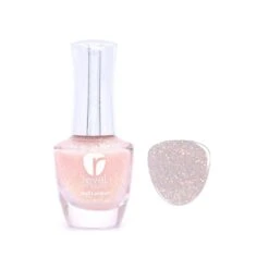 D561 Divine Sheer Pink Glitter Nail Polish