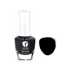 P7 Barbara Black Crème Nail Polish